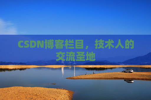 CSDN博客栏目，技术人的交流圣地